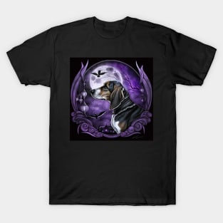 Gothic Abstract Beagle T-Shirt